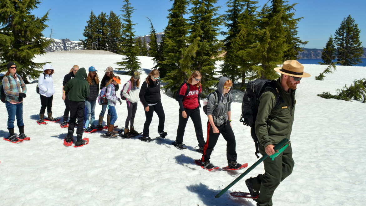 <strong>Lovin’ the Lake – Learning About the Lake on Ranger-led Snowshoe Walks </strong>