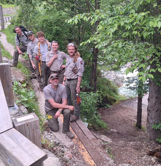 Crater Lake Crews Repairing Triglav Trails